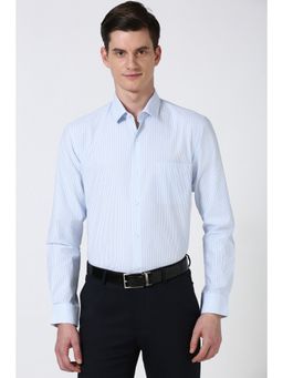 Peter England - Men Light Blue Slim Fit Formal Shirt
