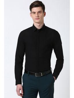 Peter England - Men Black Slim Fit Formal Shirt