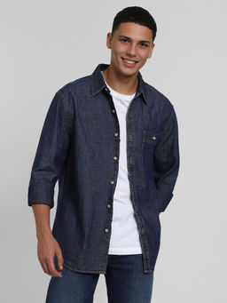 American Eagle - Ae Denim Button-Up Casual Shirt