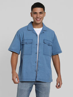 American Eagle - Ae 24/7 Stretch Button-Up Poolside Casual Shirt