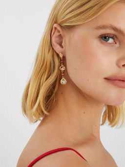 Accessorize London - Multi-Color Gem Long Drop Earrings