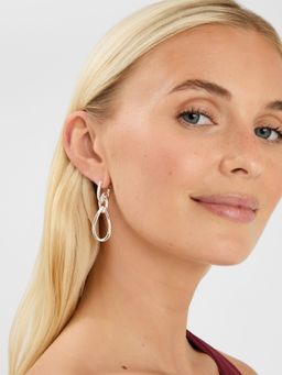 Accessorize London - Silver Multi Link Drop Earrings