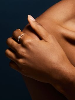 Accessorize London - White 925 Sterling Silver Heart Ring (S)