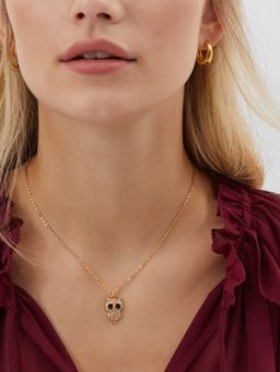 Accessorize London - White Dia Owl Pendant Necklace