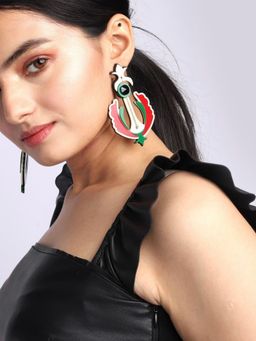 THE YV BRAND BY YASHVI VANANI - The Phoenix Multi-Color Danglers