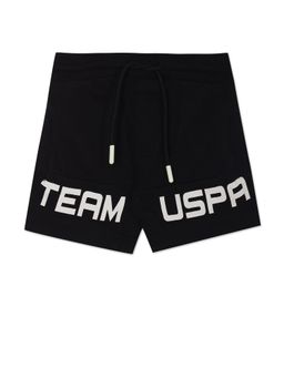U.S. POLO ASSN. - Printed Knit Shorts Black