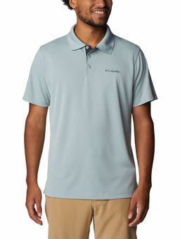Columbia - Mens Green Colour Polyester Utilizer Polo