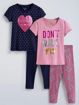 Hopscotch - Foil Print Leggings (Pack of 2)