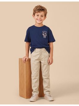 U.S. POLO ASSN. - Kids Boys Dobby Regular Fit Trouser