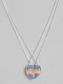 EL REGALO - Necklace for Kids Girls Multi Color (Set of 2)