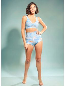 Trove Label - Women Ruched Swim Bikini Bottom
