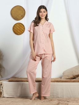 HOUSE OF COMFORT - Sunlit Shapes Shirt And Pyjama