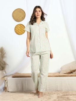HOUSE OF COMFORT - Sweetheart Sprinkle Shirt And Pyjama