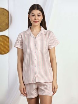 HOUSE OF COMFORT - Strawberry Stripe Shirt And Short