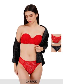 Curwish - Women's The Classic Trousseau- The Bridal Duo Briefs (Pack Of 2)