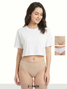 Curwish - Women's Beautiful Basics Briefs (Pack Of 2)