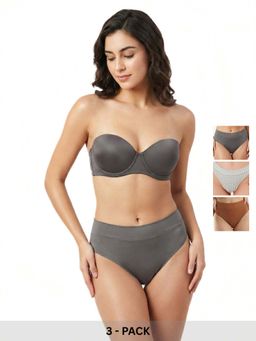 Curwish - Women's Seamless Hipsters (Pack Of 3)
