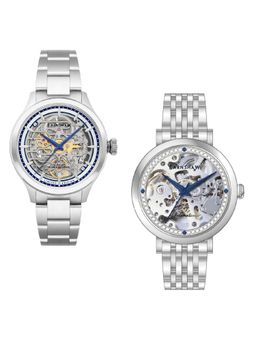 Earnshaw - Baron and Nightingale Limited Edition Automatic Round Dial Couple Watch - ES-8229-SET-01