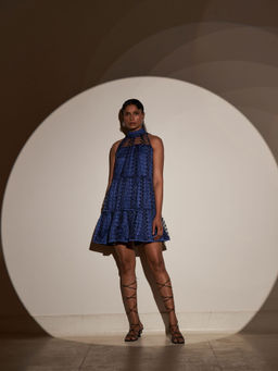 ETE - Anna Blue Mini Dress