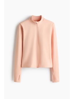 H&M - Women Orange Zip-Through Sports Jacket With Softmove