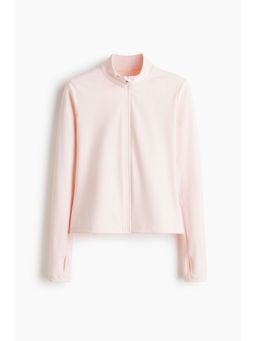 H&M - Women Pink Zip-Through Sports Jacket With Softmove