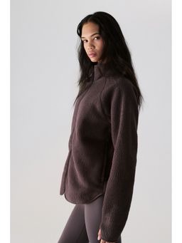 H&M - Women Grey Teddy Sports Jacket