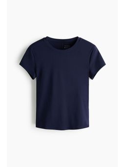 H&M - Women Blue Sports T-Shirt With Drymove