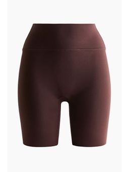 H&M - Women Brown Sports Cycling Shorts With Softmove