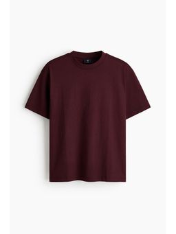 H&M - Men Red Relaxed Fit T-Shirt