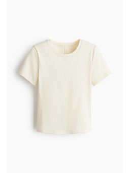 H&M - Women Yellow Sports T-Shirt With Softmove