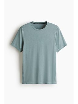 H&M - Men Turquoise Sports T-Shirt With Drymove