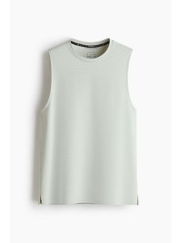 H&M - Men Turquoise Regular Fit Sports Vest Top With Drymove