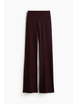 H&M - Women Red Flared Yoga Leggings With Softmove