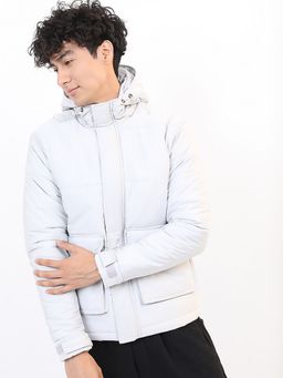 HIGHLANDER - Men Solid Hooded Padded Jacket