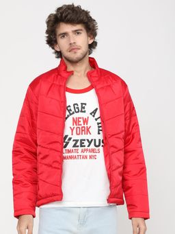 HIGHLANDER - Men Red Padded Jacket