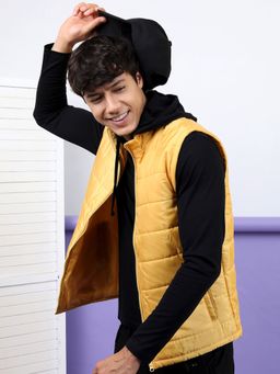 HIGHLANDER - Men Yellow Padded Jacket