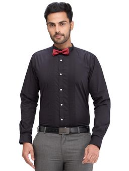 Park Avenue - Slim Fit Solid Black Formal Shirt