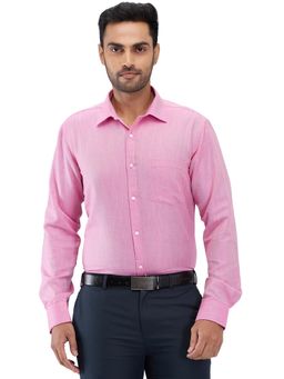 Park Avenue - Slim Fit Solid Medium Purple Formal Shirt