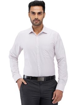Park Avenue - Slim Fit Striped Light Lavender Formal Shirt