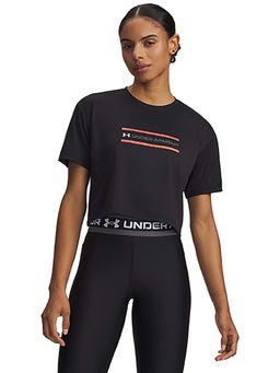 Under Armour - Women Tech Branded Crop Short Sleeve T-Shirt