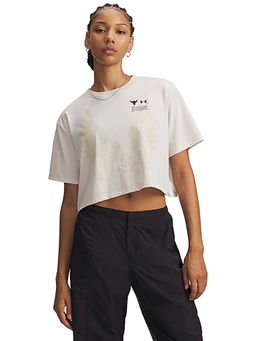 Under Armour - Women Project Rock Crop Short Sleeve T-Shirt