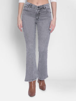 CRIMSOUNE CLUB - Women's Grey Bootcut Jeans