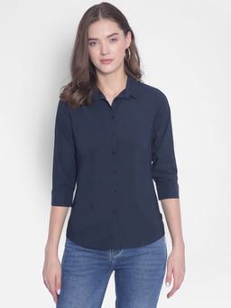 CRIMSOUNE CLUB - Women's Navy Blue Shirt