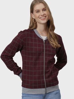 Campus Sutra - Brown Checks Jacket