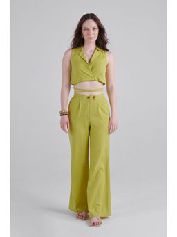 Prakriti Jaipur - Kiwi Wrap Around Co-Ord (Set of 2)