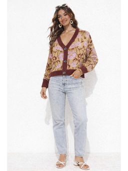 NOBARR - Multi-Color Floral Casual Cardigan