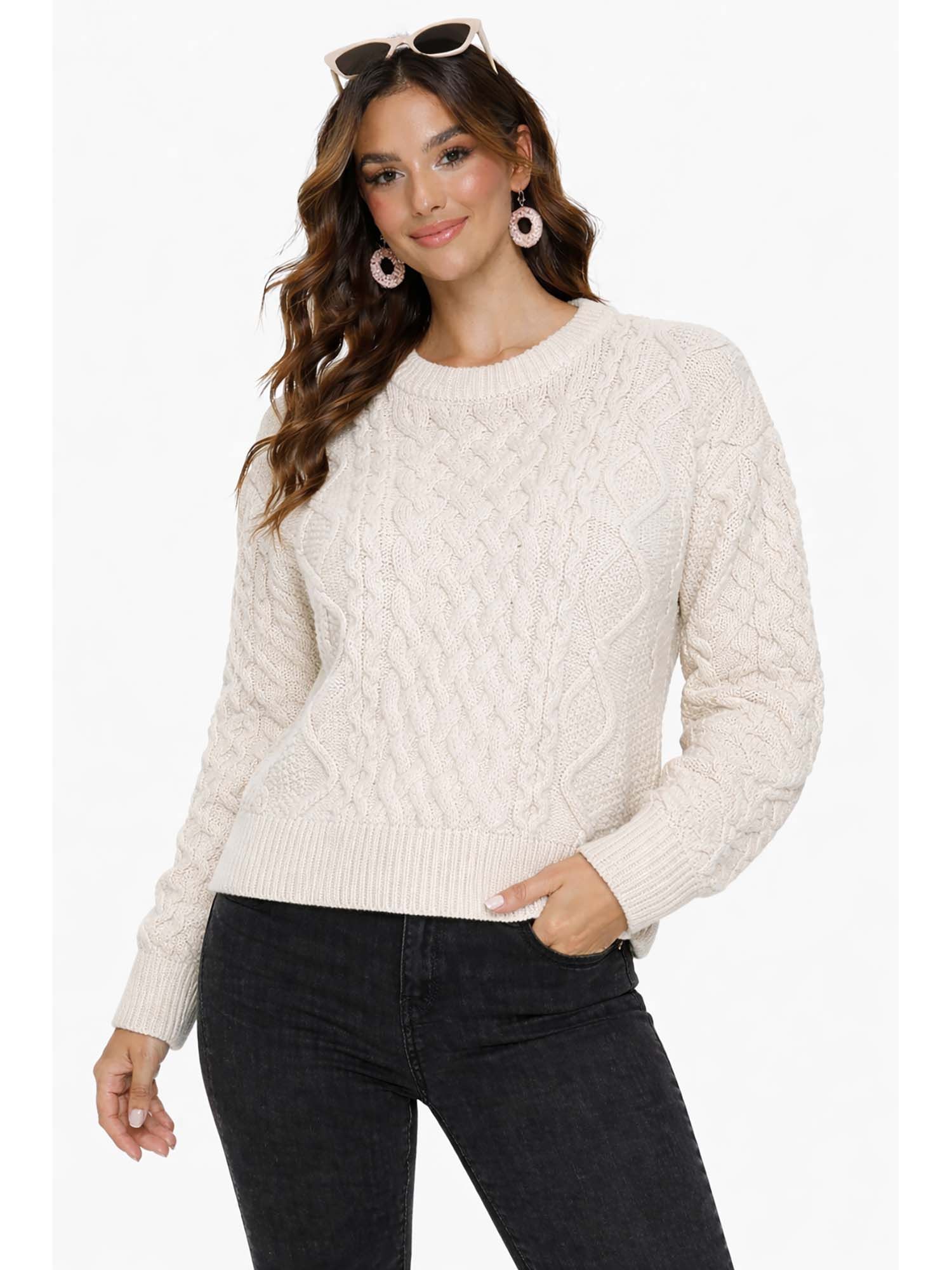 nobarr White Textured Casual Sweater-picture-34