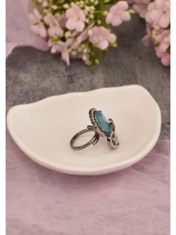 SWABHIMANN - Kenny Sapphire Zirconia Adjustable Ring