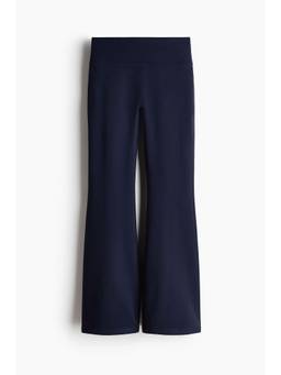 H&M - Girls Navy Blue Flared Yoga Leggings With Soft move