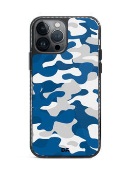 DailyObjects - Camouflage Blue Stride 2.0 Case Cover For iPhone 13 Pro Max-6.7-inch